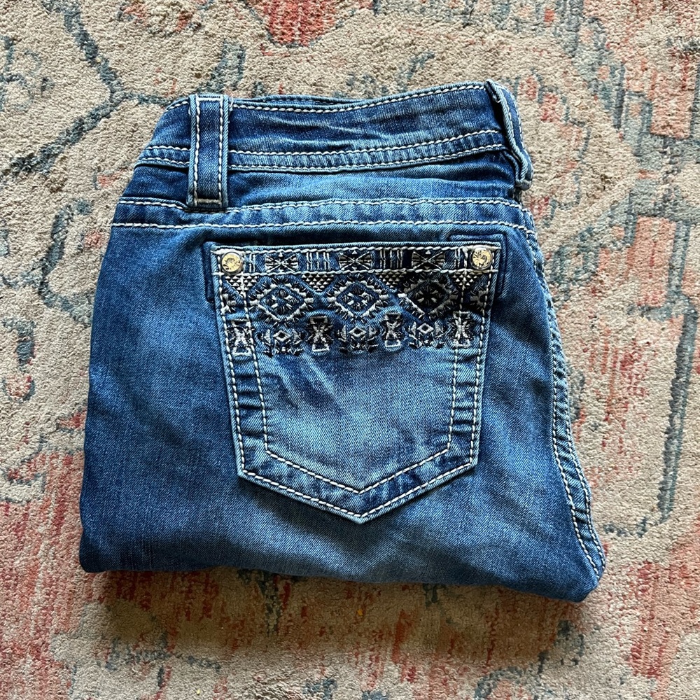 Miss Me Signature Cuffed Skinny